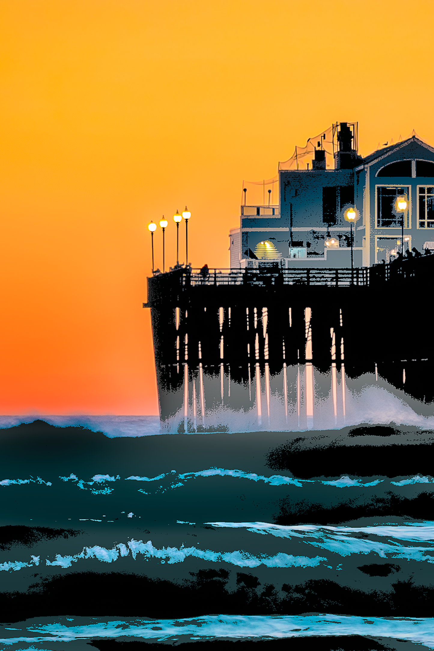 "Endless Summer" Oceanside Pier, Oceanside, CA