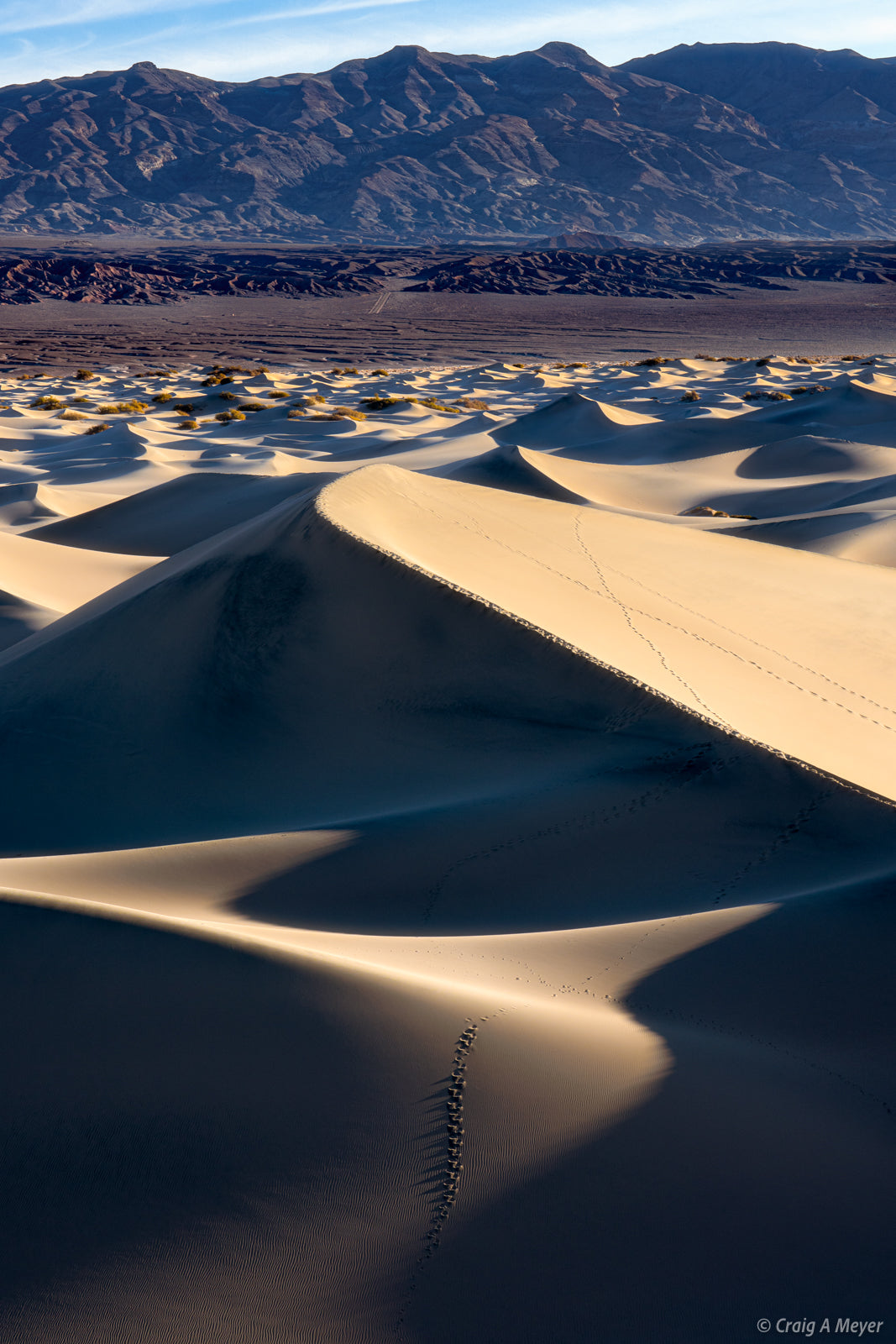 "Hourglass" Mesquite Flat Sand Dunes, Death Valley, CA