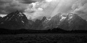 "God Rays" Grand Tetons, WY