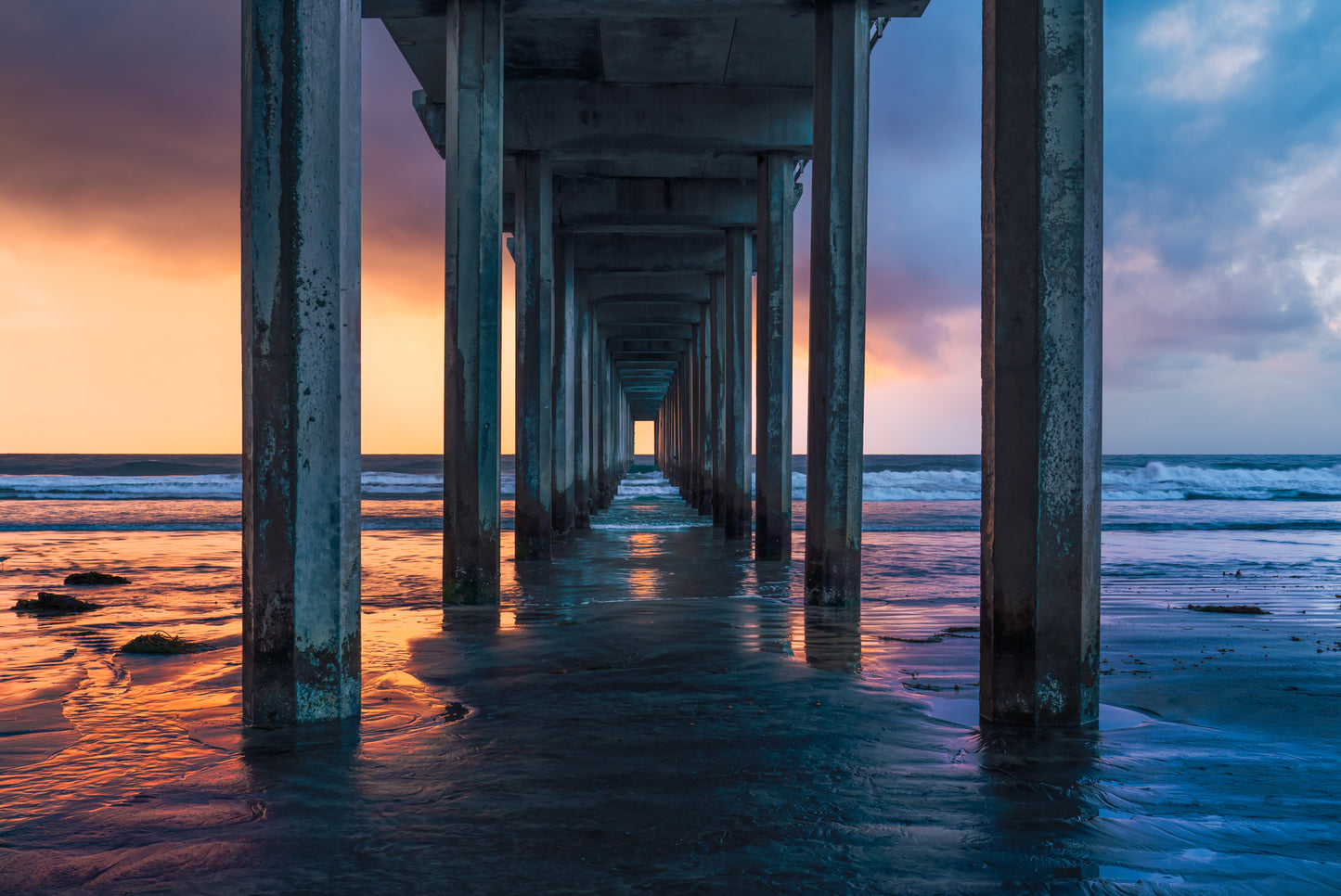 "Kaleidoscope" Scripps Pier, La Jolla, CA