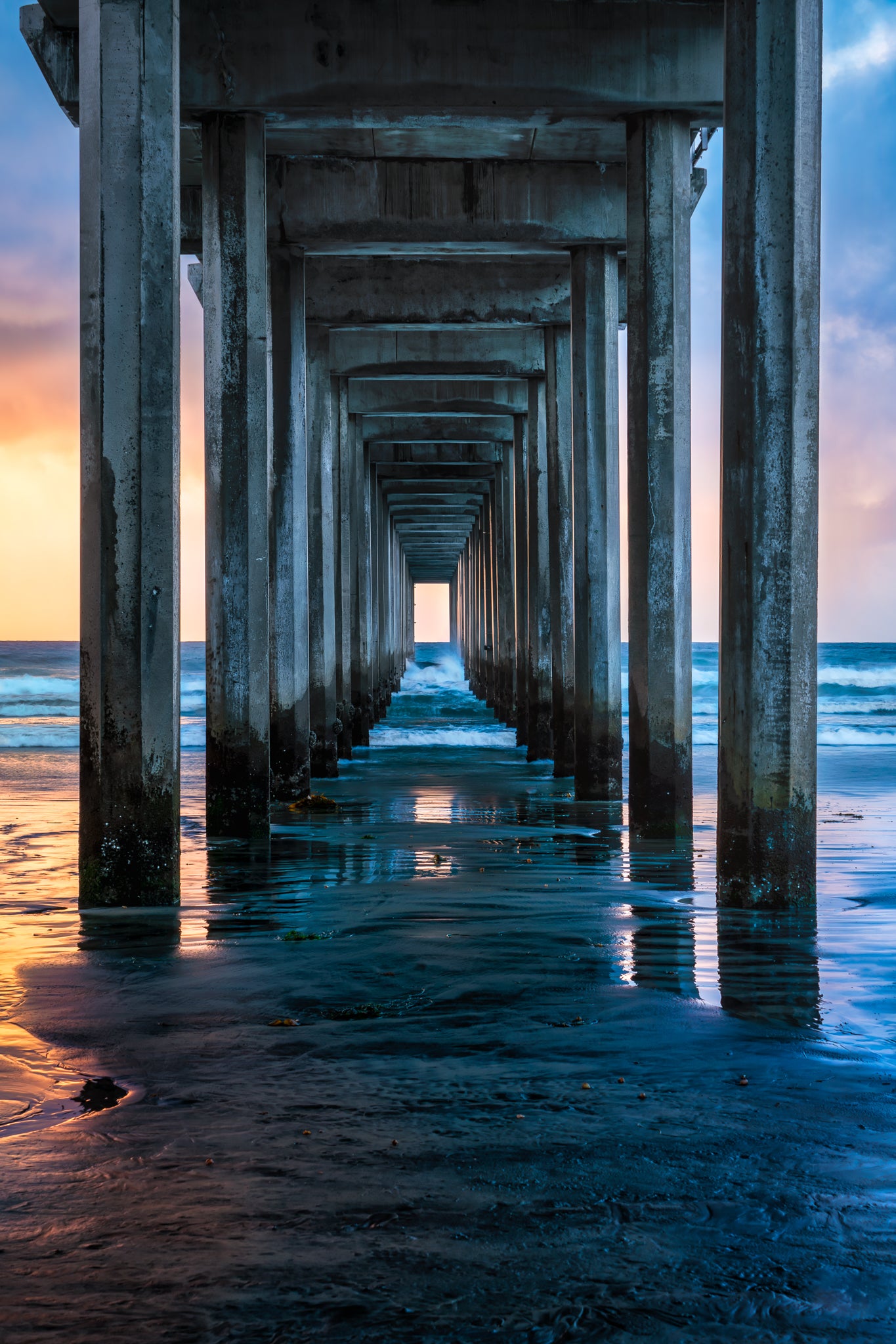 "Through It All" Scripps Pier, La Jolla, CA