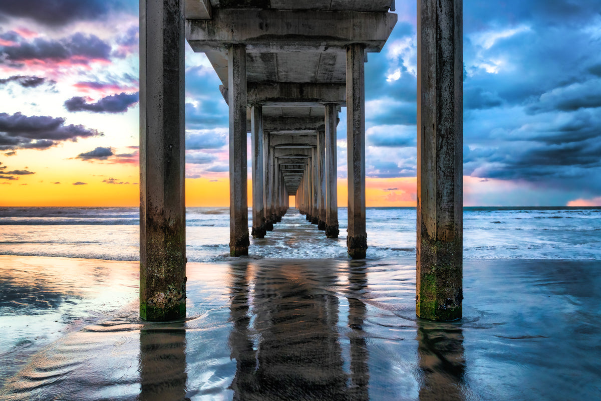 "Color Splash" - Scripps Pier,La Jolla, Ca