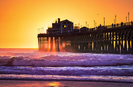 "Pier Gold" Oceanside Pier, Oceanside, CA