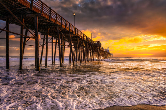 "Panning For Gold" Oceanside Pier, Oceanside, CA